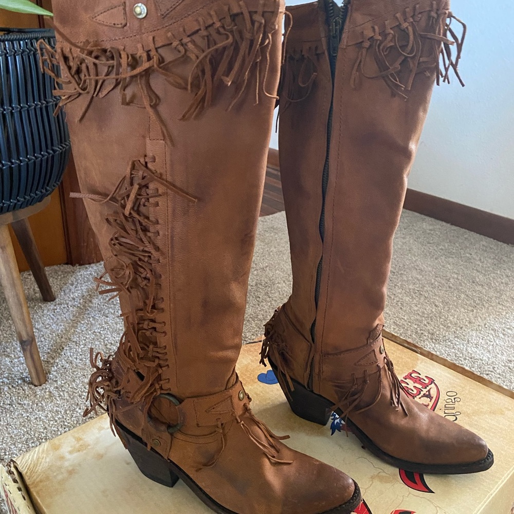 Old Gringo “Nikka 17” Fringe Boots